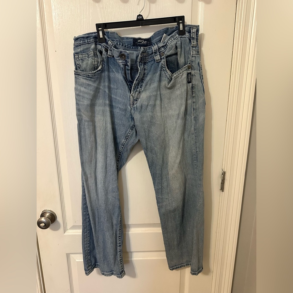 Men’s Silver Jeans